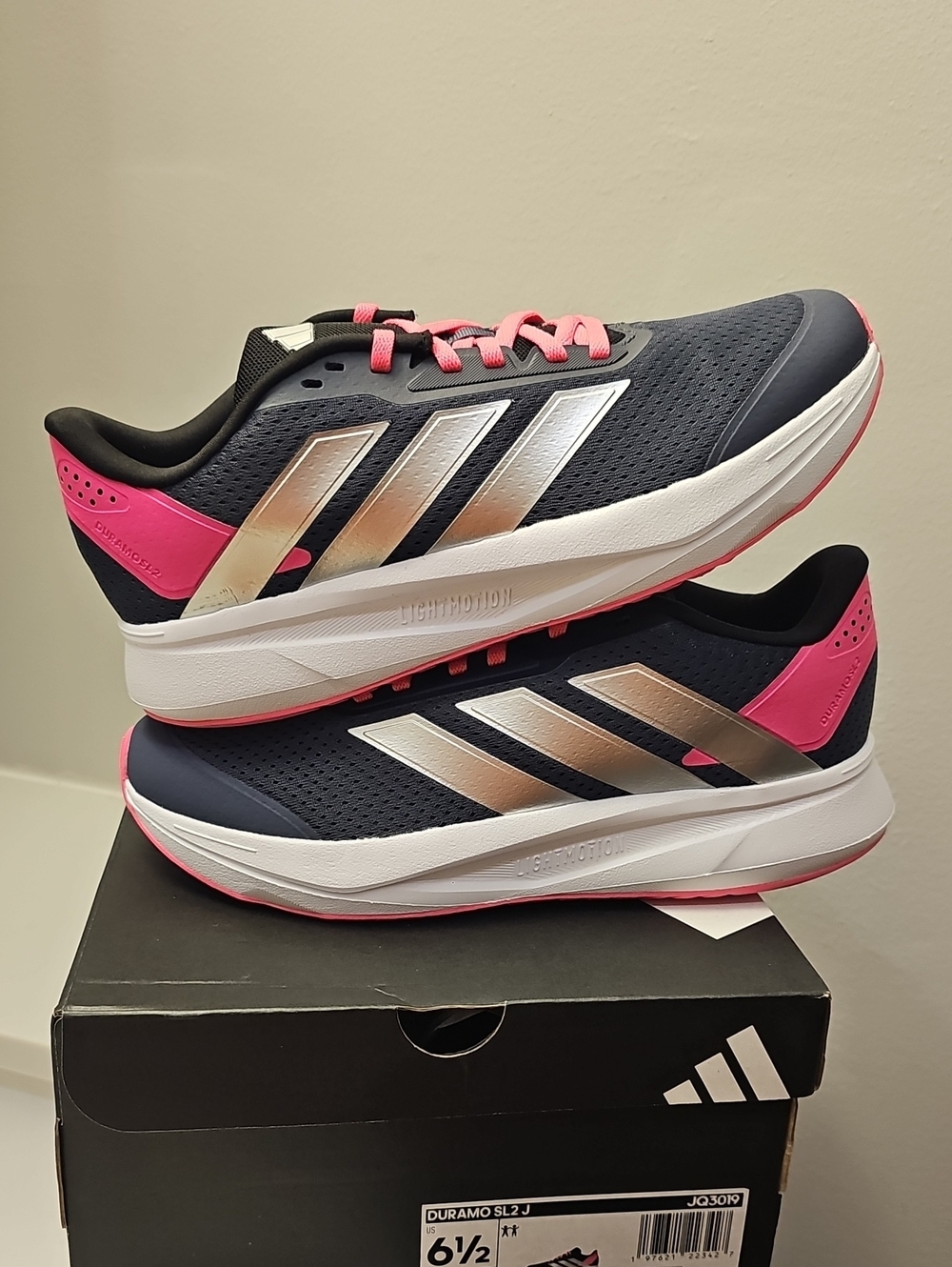 Adidas Duramo SL2 J Kids 6.5 / Women's 7.5 Running Shoes. JQ3019 NIB - Picture 8 of 12